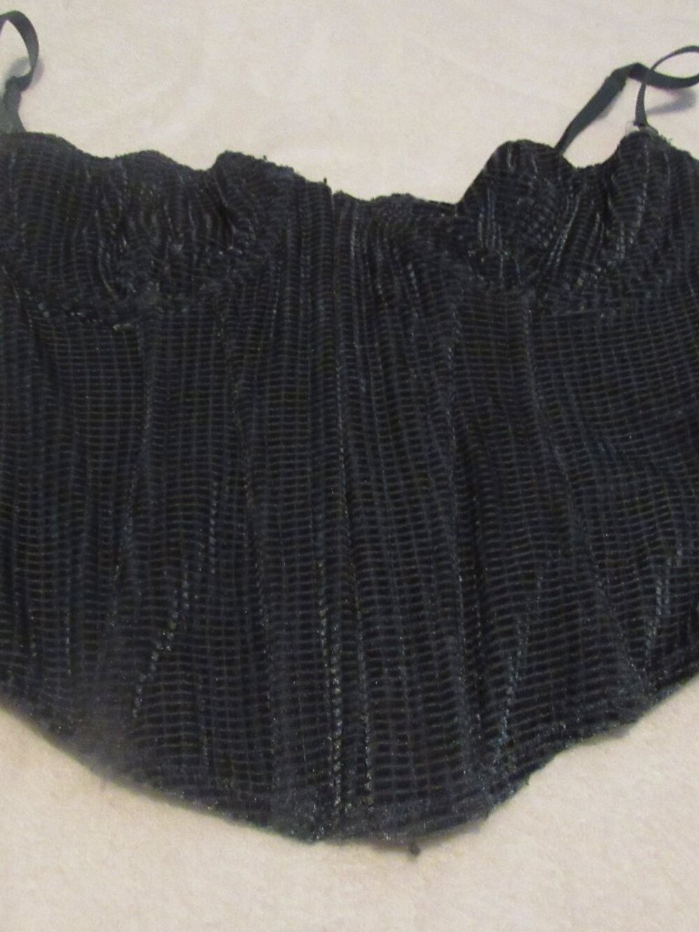 Out From Under Corset Green Hook TopW/ Flaws Size Medium USED